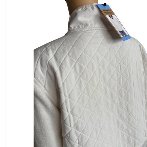 Eddie Bauer Women's Mixed Media Fleece Jacket - Picture 11 of 13